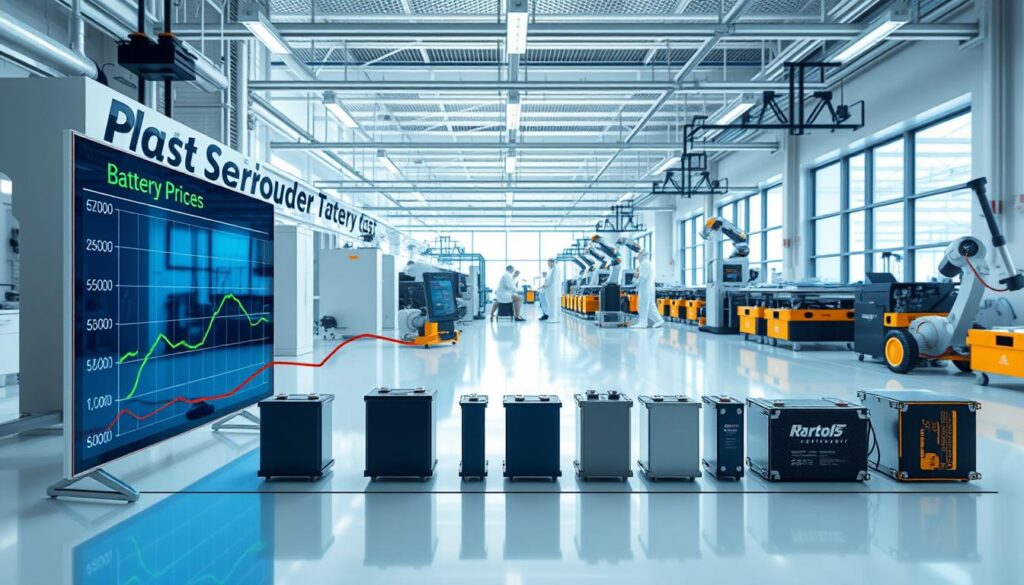 Evoluzione costi batterie veicoli elettrici