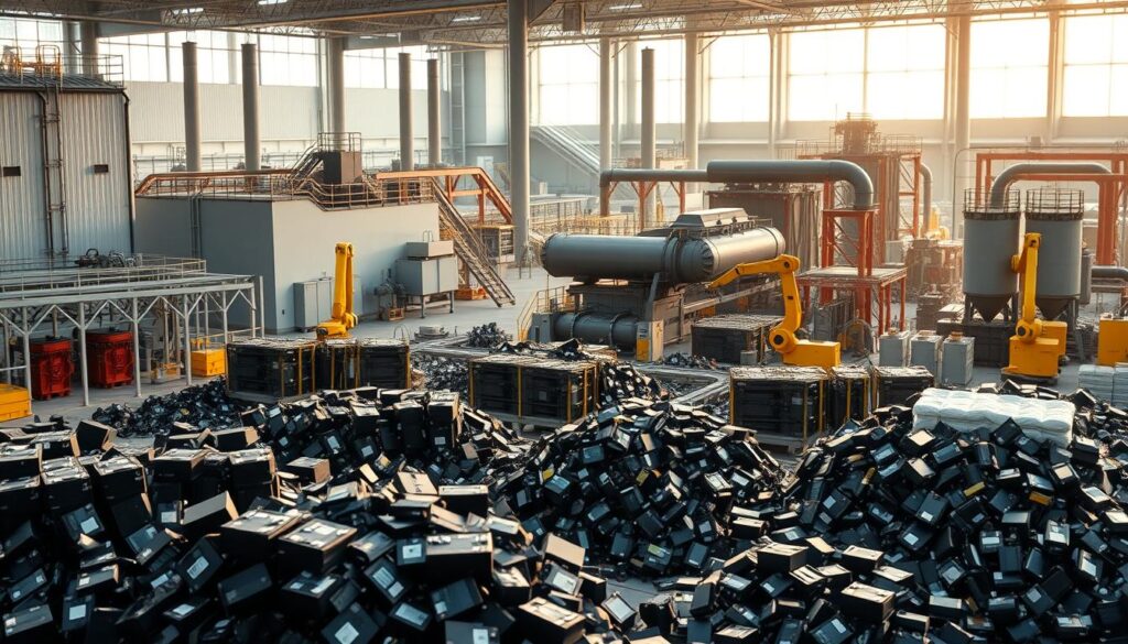 Processi riciclo batterie veicoli elettrici