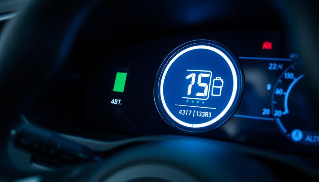 Segnali batteria auto elettrica da rigenerare