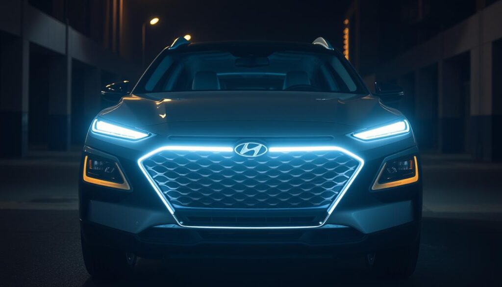 firma luminosa KONA Electric