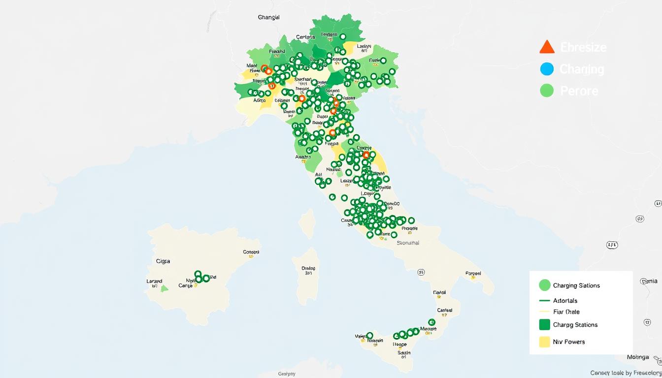 Infrastrutture per auto elettriche in Italia: mappa e costi