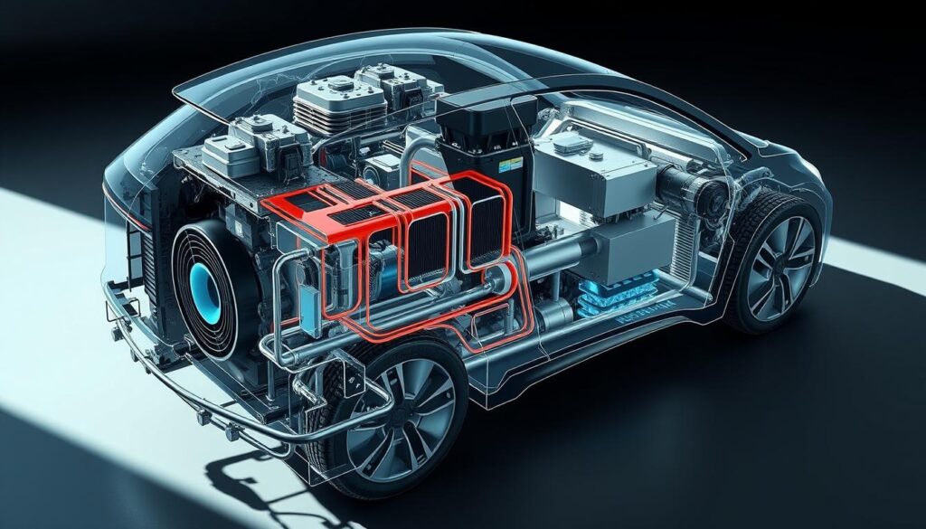 raffreddamento termico veicoli elettrici